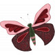 Valentine Grunge Butterfly 1