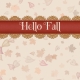 Fall in Love- pocket card 3, 4x4