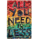 Wordart- All You Need Is Less- Primary Colors