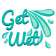 GSM Water Park- Get Wet Word Art