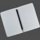 Open Notebook & Pencil