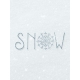 Winter Day Journal Card Snow 3x4
