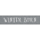 Winter Fun- Snow Baby Word Art Winter Born 