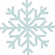 Winter Fun - Snow Baby Blue Snowflake