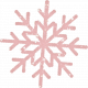 Winter Fun - Snow Baby Pink Snowflake