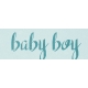 Winter Fun- Snow Baby Word Art Baby Boy