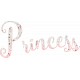 Winter Fun - Snow Baby Word Art Princess