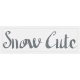 Winter Fun- Snow Baby Word Art Snow Cute