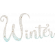 Winter Fun- Snow Baby Word Art Winter