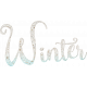 Winter Fun- Snow Baby Word Art Winter