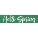 Spring Day Collab - May Flowers Hello Spring Word Art