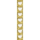 Raindrops and Rainbows Watercolor Fantasy List Strip Gold