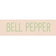 Garden Tales Bell Pepper Word Art Snippet