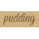 Food Day- Pudding Word Art