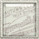 Elegant Autumn Mini Kit- Music Brad