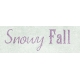 Elegant Autumn Snowy Fall Word Art