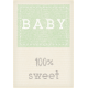 Baby Shower Baby 100% Sweet Tag