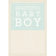 Baby Shower Beautiful Baby Boy Tag