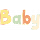 Baby Shower Baby Word Art