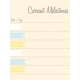 Baby Shower Yellow &amp; Blue Milestones Journal Card 3x4