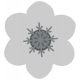Snow Baby Template- Snowflake Flower
