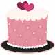 Legacy of Love Cake with Hearts Top