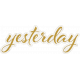 Reminisce Yesterday Word Art