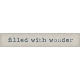 Delightful Days Filled With Wonder Word Art Snippet