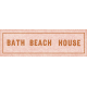 Coastal Spring Beach House Label