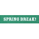 Coastal Spring Spring Break! Word Art Snippet