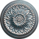 Old Farmhouse Ornate Button