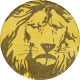 Into The Wild Round Lion Label