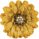 Frosty Forest Yellow Flower
