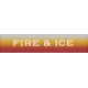 Frosty Forest Fire and Ice Word Art