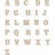 Copper Spice Alpha Letters- White