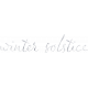 Winter Solstice Word Art Winter Solstice