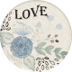 Blue Reflections Love Sticker