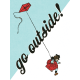 Go Out &amp; Play 3x4 Card