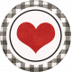 Positively Happy Heart Sticker