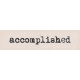 Project Endeavors Accomplished Word Art