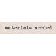 Project Endeavors Materials Needed Word Art