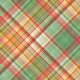 Peach Lemonade Plaid Paper 11