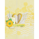 Peach Lemonade Glass Journal Card 3x4