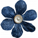 Mulled Cider Dark Blue Flower