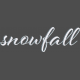 Apricity Word Art Snowfall