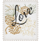 Rustic Wedding Love Postage Stamp