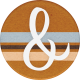 Let&#039;s Fika Ampersand Round Sticker 