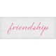 True Friends Element Word Art Snippet Friendship