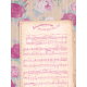 Shabby Chic Journal Card Music 3x4