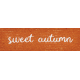 Sweet Autumn- Autumn Word Art Snippet